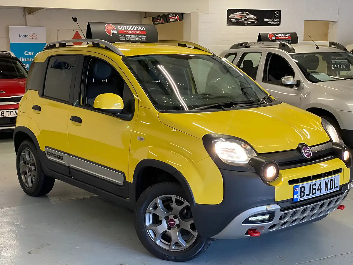 Used 2014 Fiat Panda Cross Yellow - Front View