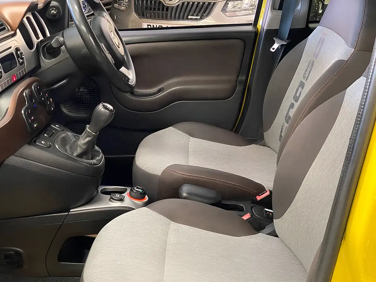 Used 2014 Fiat Panda Cross Yellow - Interior and Exterior details 10