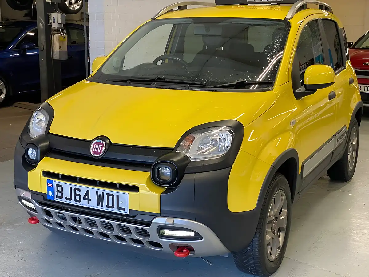 Used 2014 Fiat Panda Cross Yellow - Interior and Exterior details 3