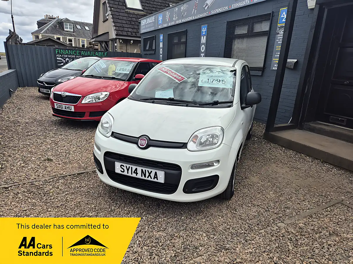 Used 2014 Fiat Panda Pop White - Front View