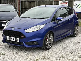 Used 2014 Ford Fiesta ST-2 Blue - Interior and Exterior details 3