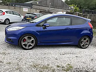 Used 2014 Ford Fiesta ST-2 Blue - Interior and Exterior details 4