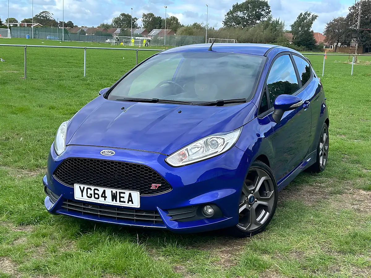 Used 2014 Ford Fiesta ST-2 Blue - Front View