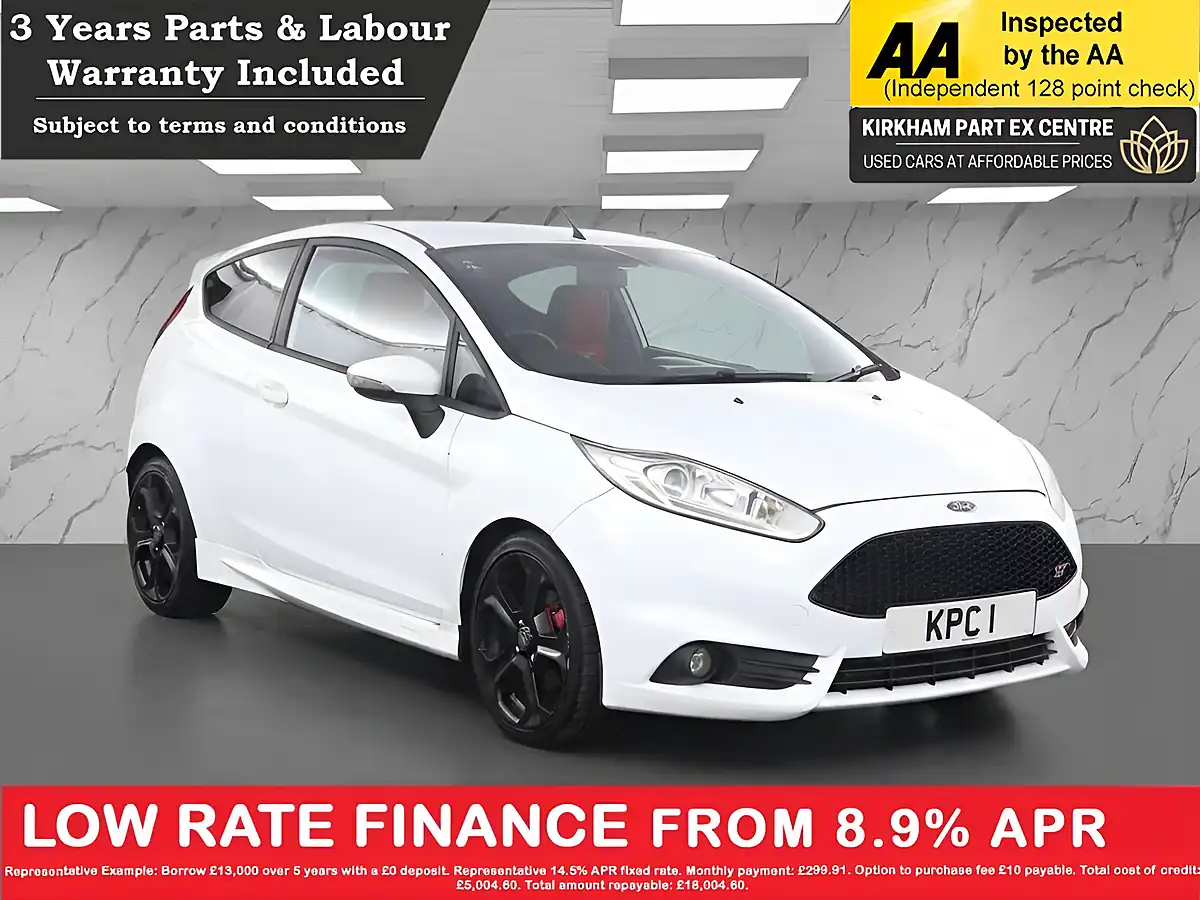 Used 2014 Ford Fiesta ST-2 White - Front View