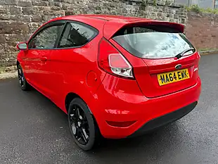 Used 2014 Ford Fiesta Studio Race Red - Interior and Exterior details 11
