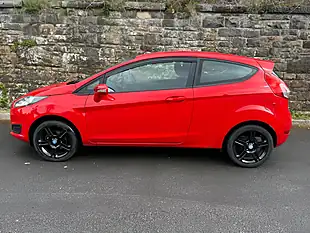 Used 2014 Ford Fiesta Studio Race Red - Interior and Exterior details 5