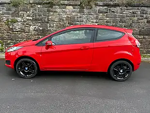 Used 2014 Ford Fiesta Studio Race Red - Interior and Exterior details 7