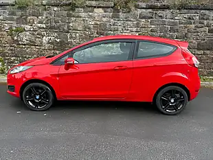 Used 2014 Ford Fiesta Studio Race Red - Interior and Exterior details 8