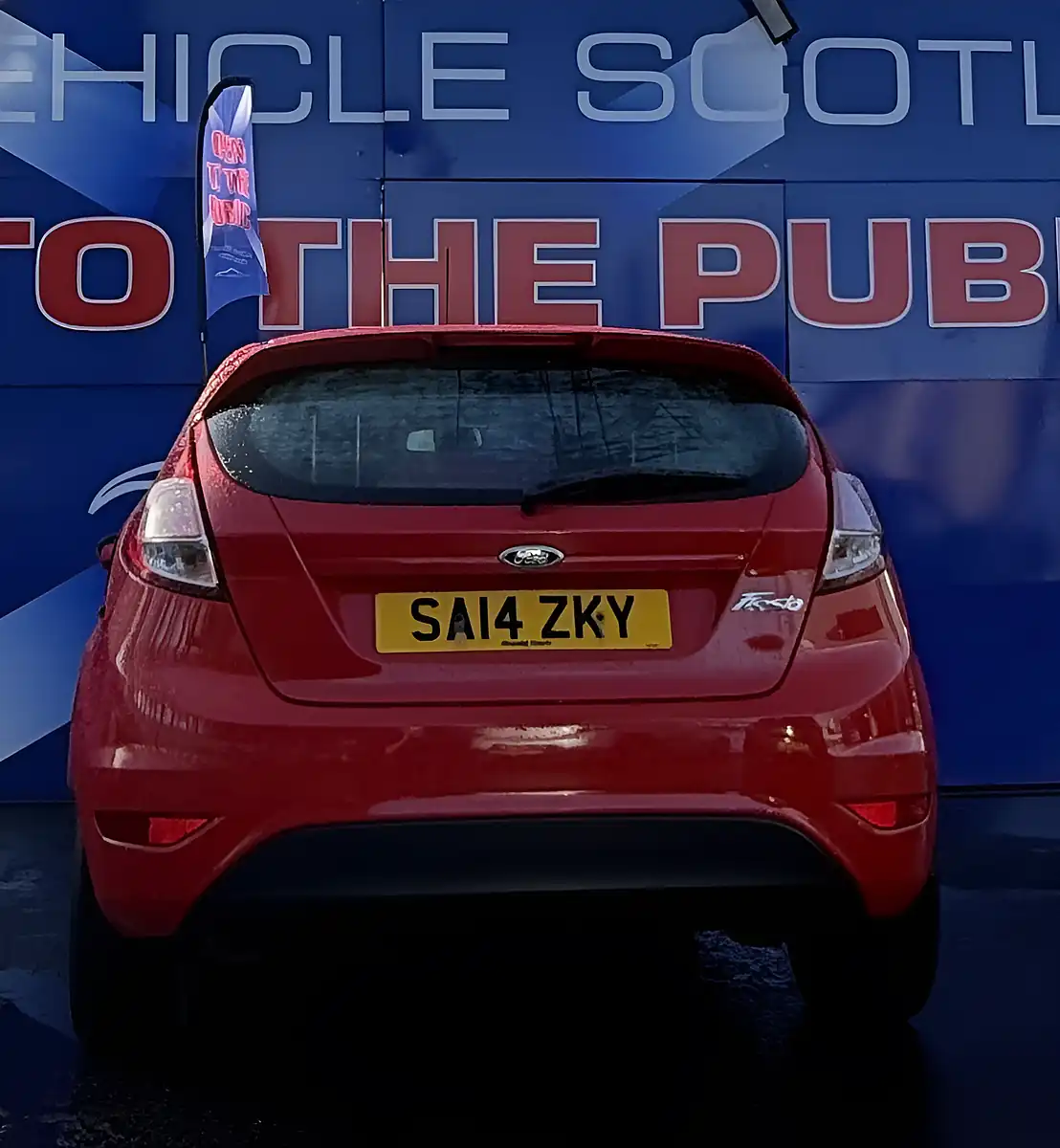 Used 2014 Ford Fiesta Style Red - Interior and Exterior details 12