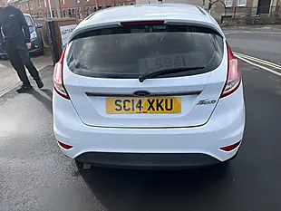 Used 2014 Ford Fiesta Style White - Interior and Exterior details 4