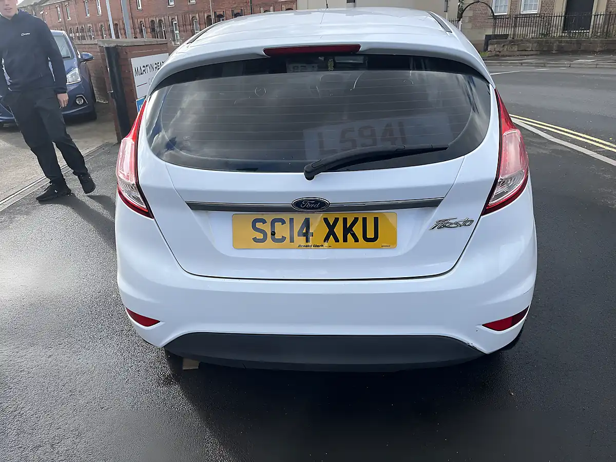 Used 2014 Ford Fiesta Style White - Interior and Exterior details 4