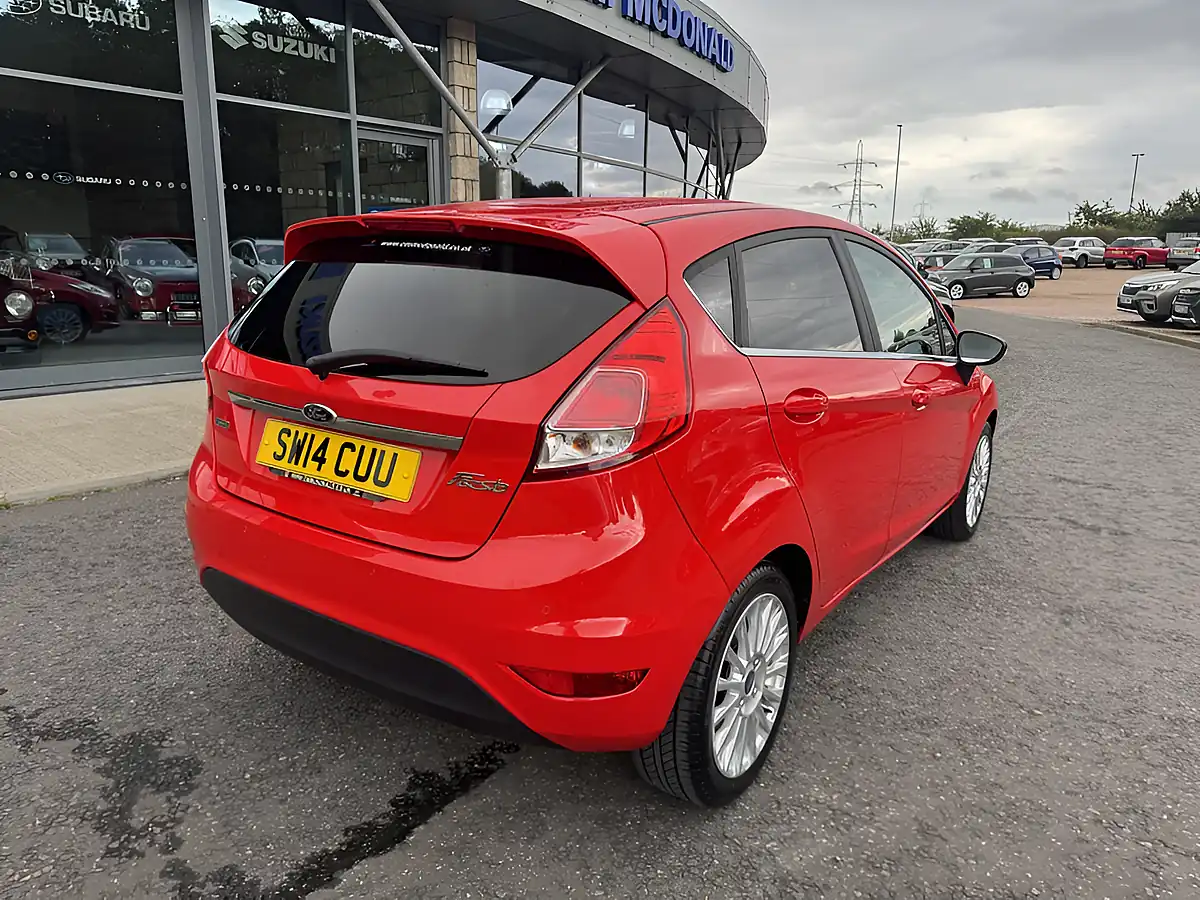 Used 2014 Ford Fiesta Titanium Red - Interior and Exterior details 8