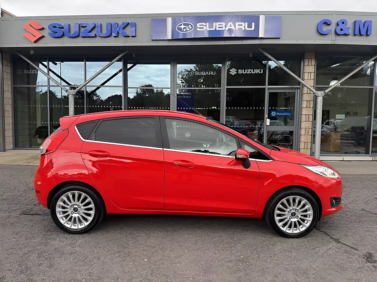 Used 2014 Ford Fiesta Titanium Red - Interior and Exterior details 9