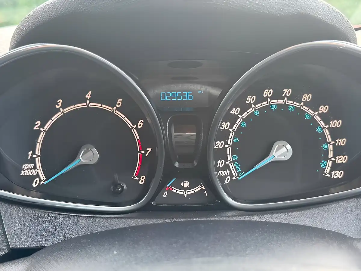 Used 2014 Ford Fiesta Titanium Red - Interior and Exterior details 12