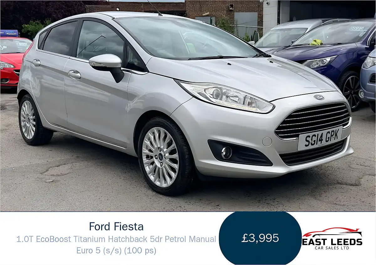 Used 2014 Ford Fiesta Titanium Silver - Front View