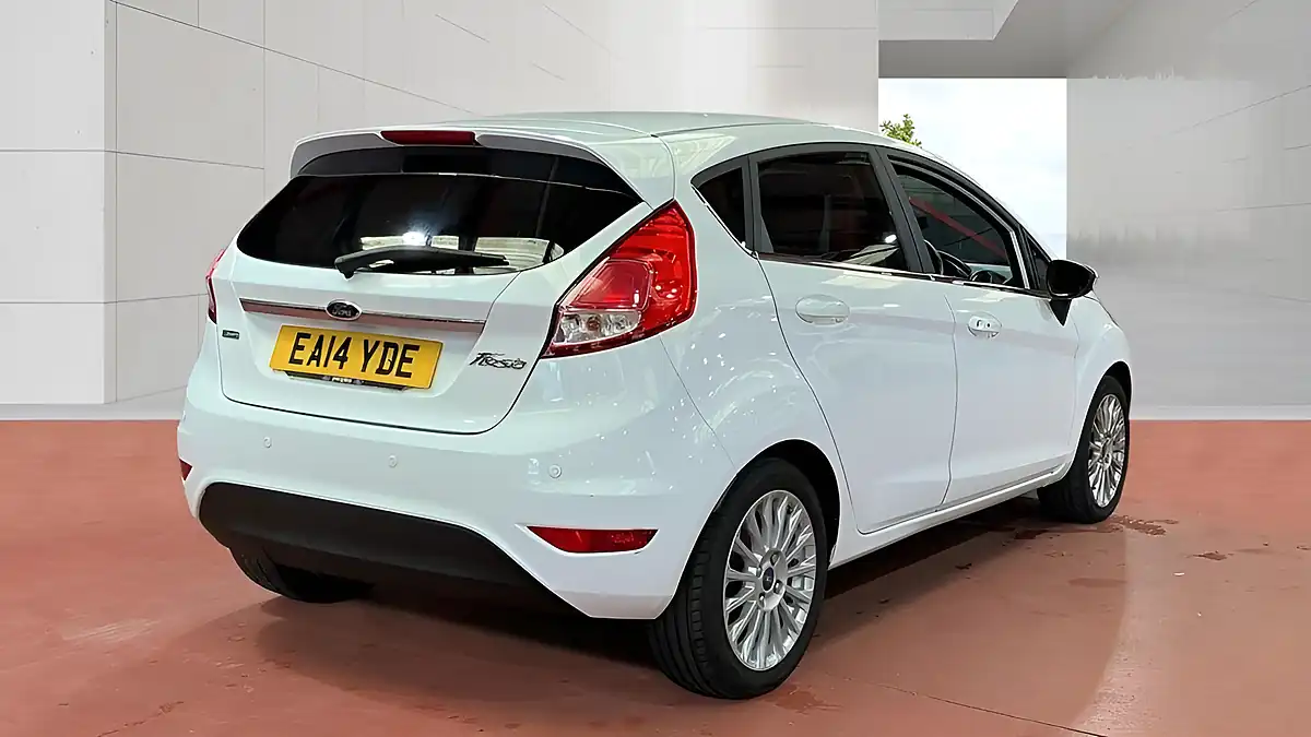 Used 2014 Ford Fiesta Titanium White - Interior and Exterior details 5