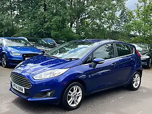Used 2014 Ford Fiesta Zetec Blue - Interior and Exterior details 2