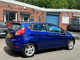 Used 2014 Ford Fiesta Zetec Blue - Interior and Exterior details 3
