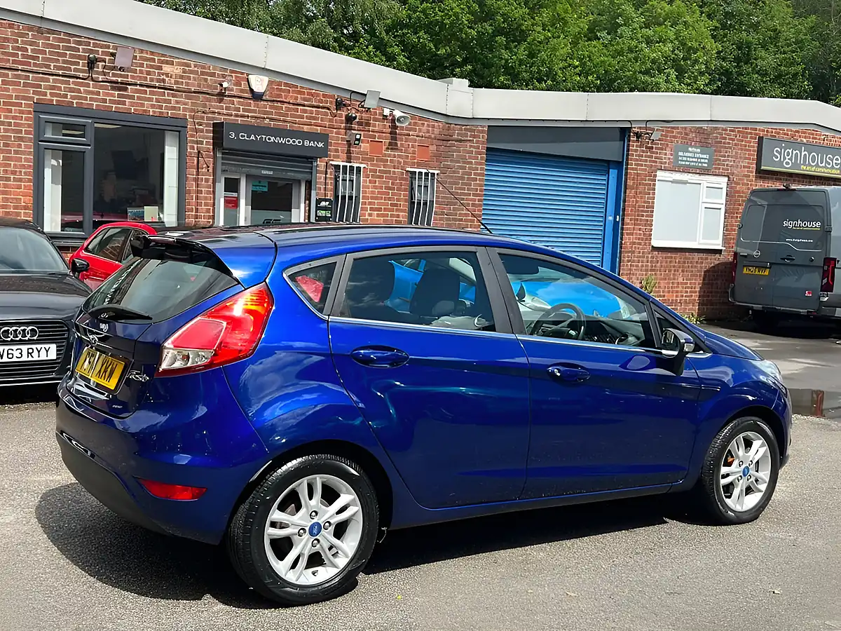Used 2014 Ford Fiesta Zetec Blue - Interior and Exterior details 3