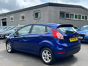 Used 2014 Ford Fiesta Zetec Blue - Interior and Exterior details 4