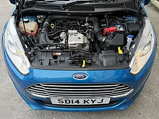 Used 2014 Ford Fiesta Zetec Blue - Interior and Exterior details 9