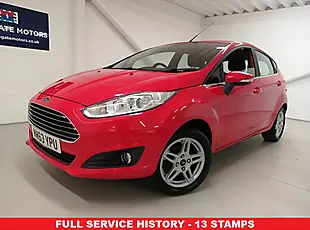 Used 2014 Ford Fiesta Zetec Red - Interior and Exterior details 2