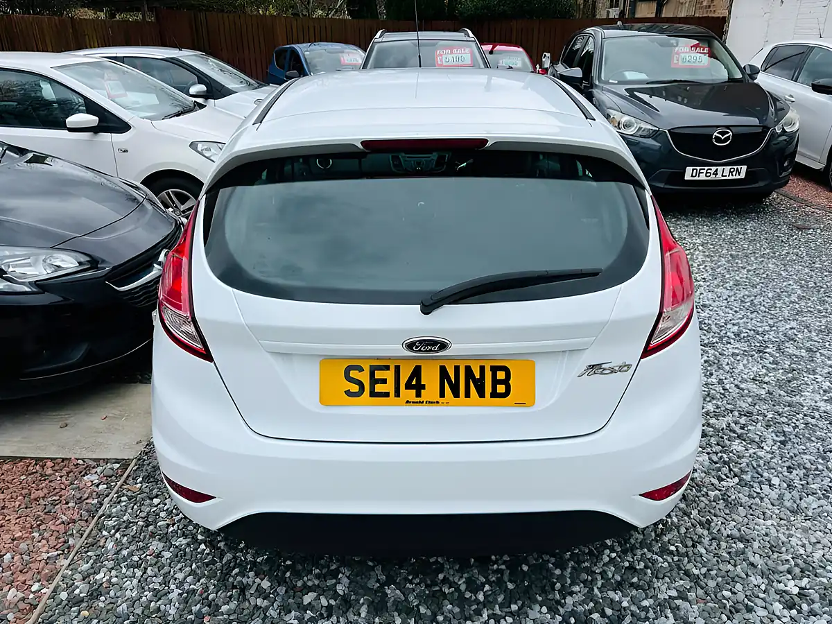 Used 2014 Ford Fiesta Zetec White - Interior and Exterior details 4