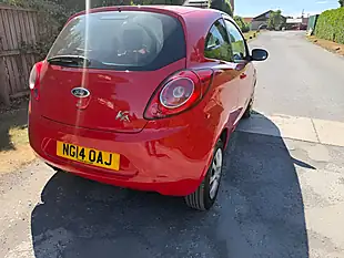 Used 2014 Ford Ka Edge Red - Interior and Exterior details 5