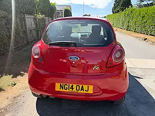 Used 2014 Ford Ka Edge Red - Interior and Exterior details 6