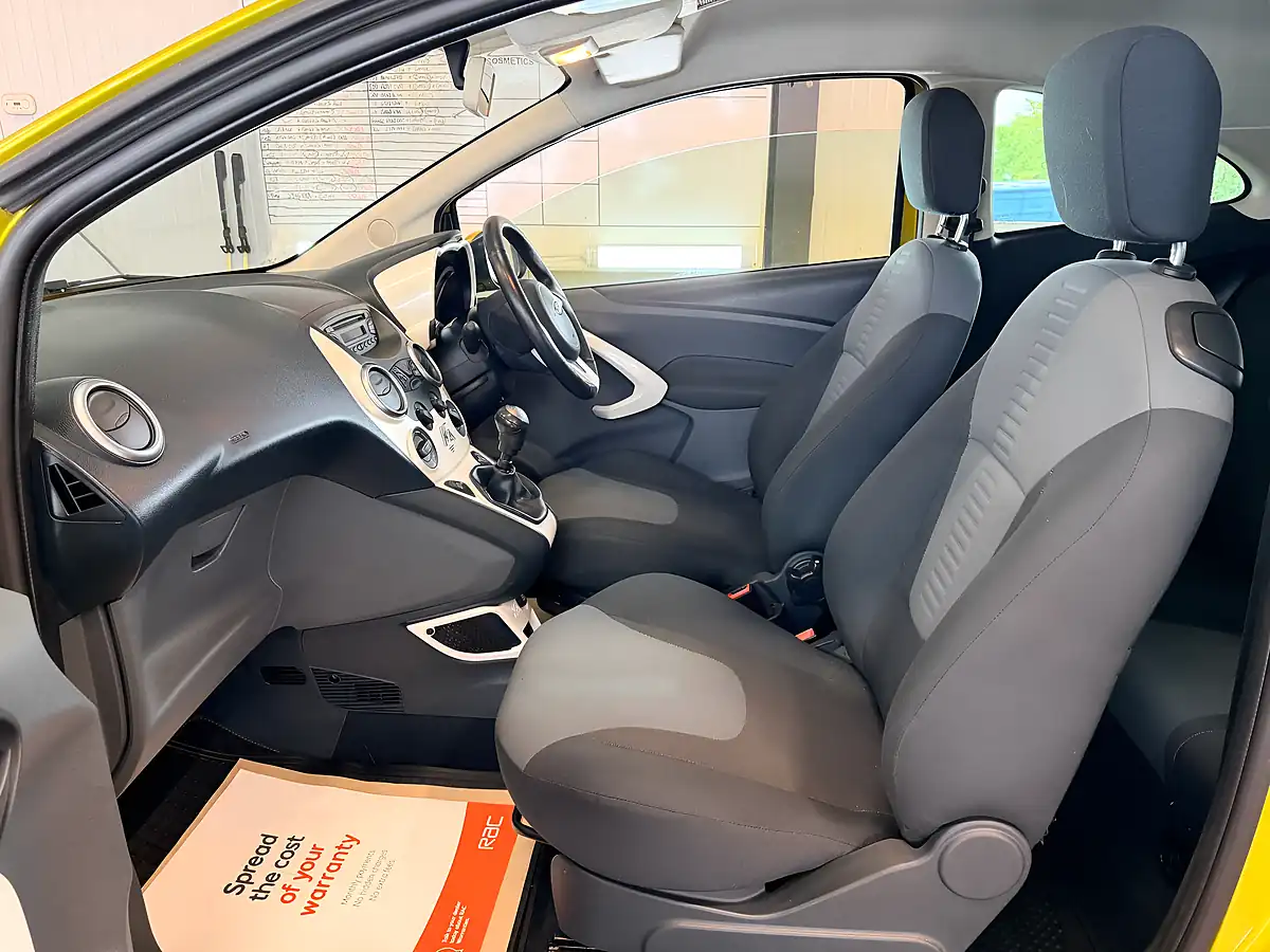 Used 2014 Ford Ka Zetec Yellow - Interior and Exterior details 14