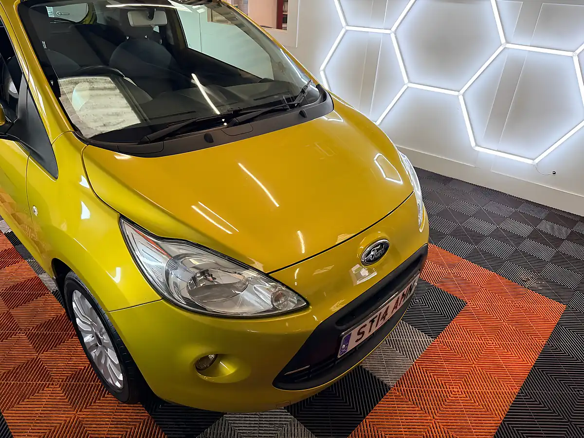 Used 2014 Ford Ka Zetec Yellow - Interior and Exterior details 8