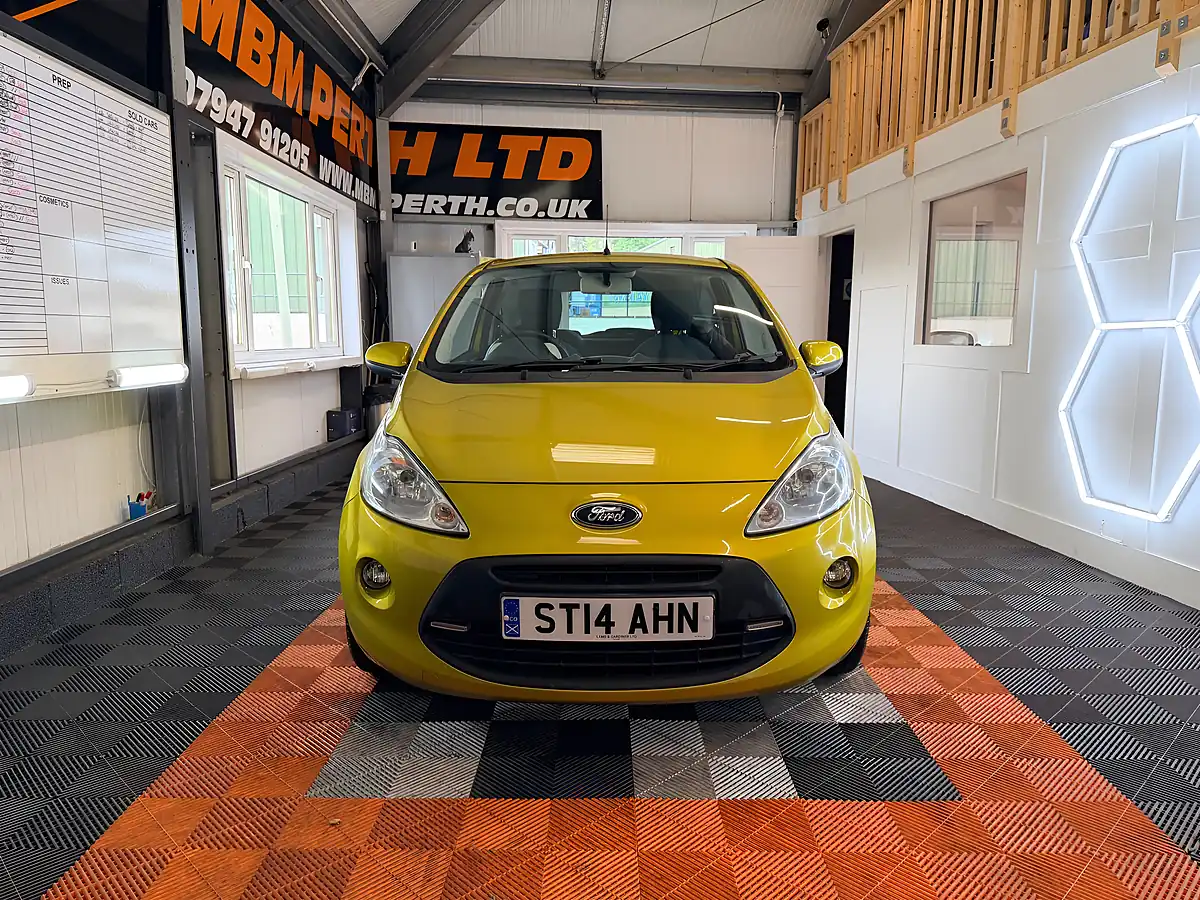 Used 2014 Ford Ka Zetec Yellow - Interior and Exterior details 9