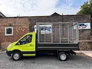 Used 2014 Ford Transit 350 Caged Tipper Green - Interior and Exterior details 5