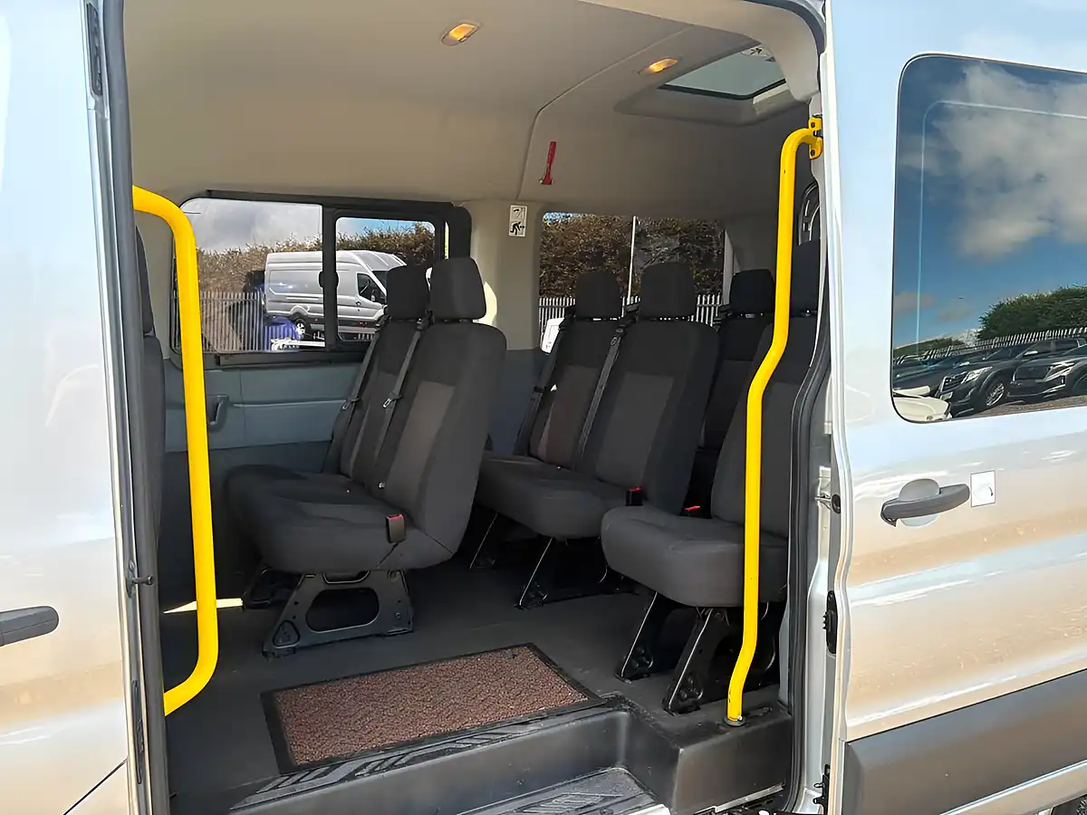 Used 2014 Ford Transit 370 Hdt Minibus L2 H2 Silver - Interior and Exterior details 11
