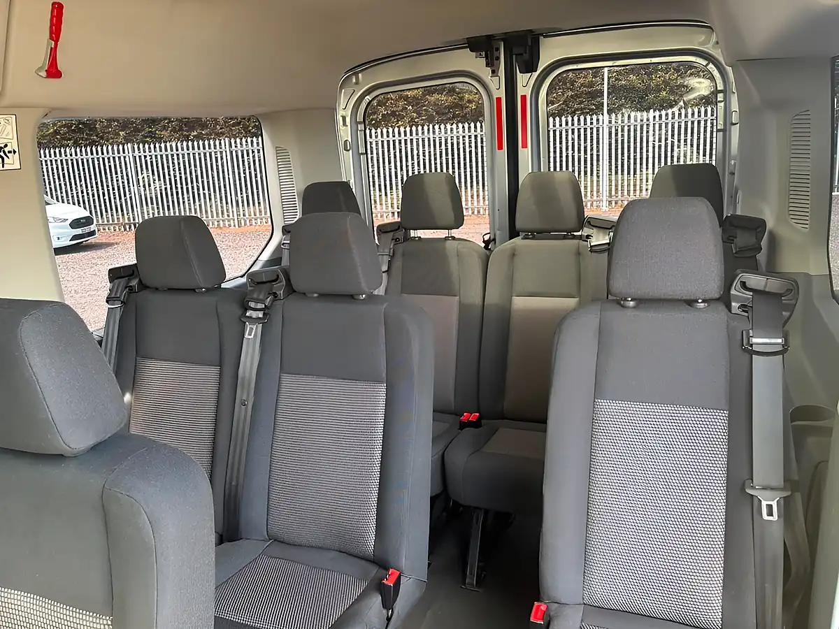 Used 2014 Ford Transit 370 Hdt Minibus L2 H2 Silver - Interior and Exterior details 12