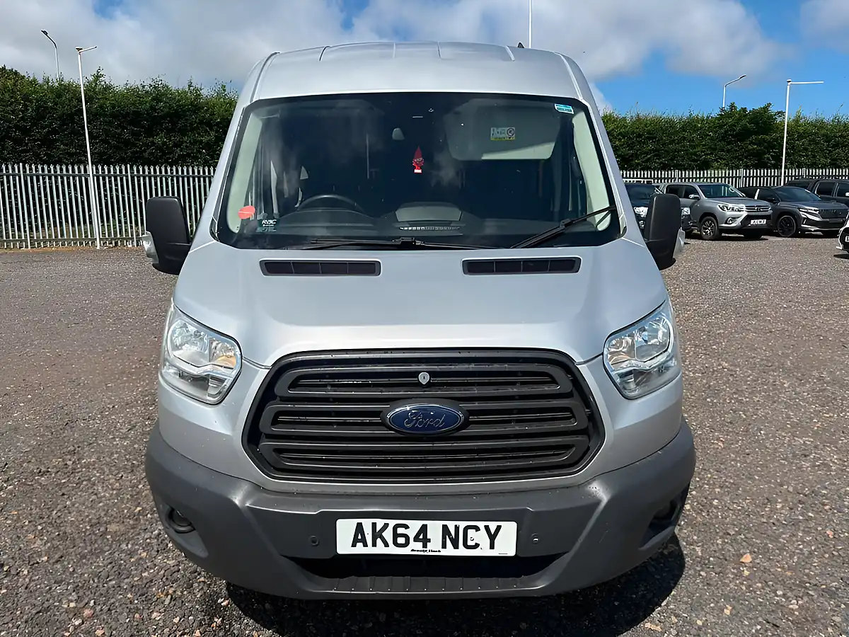 Used 2014 Ford Transit 370 Hdt Minibus L2 H2 Silver - Interior and Exterior details 2