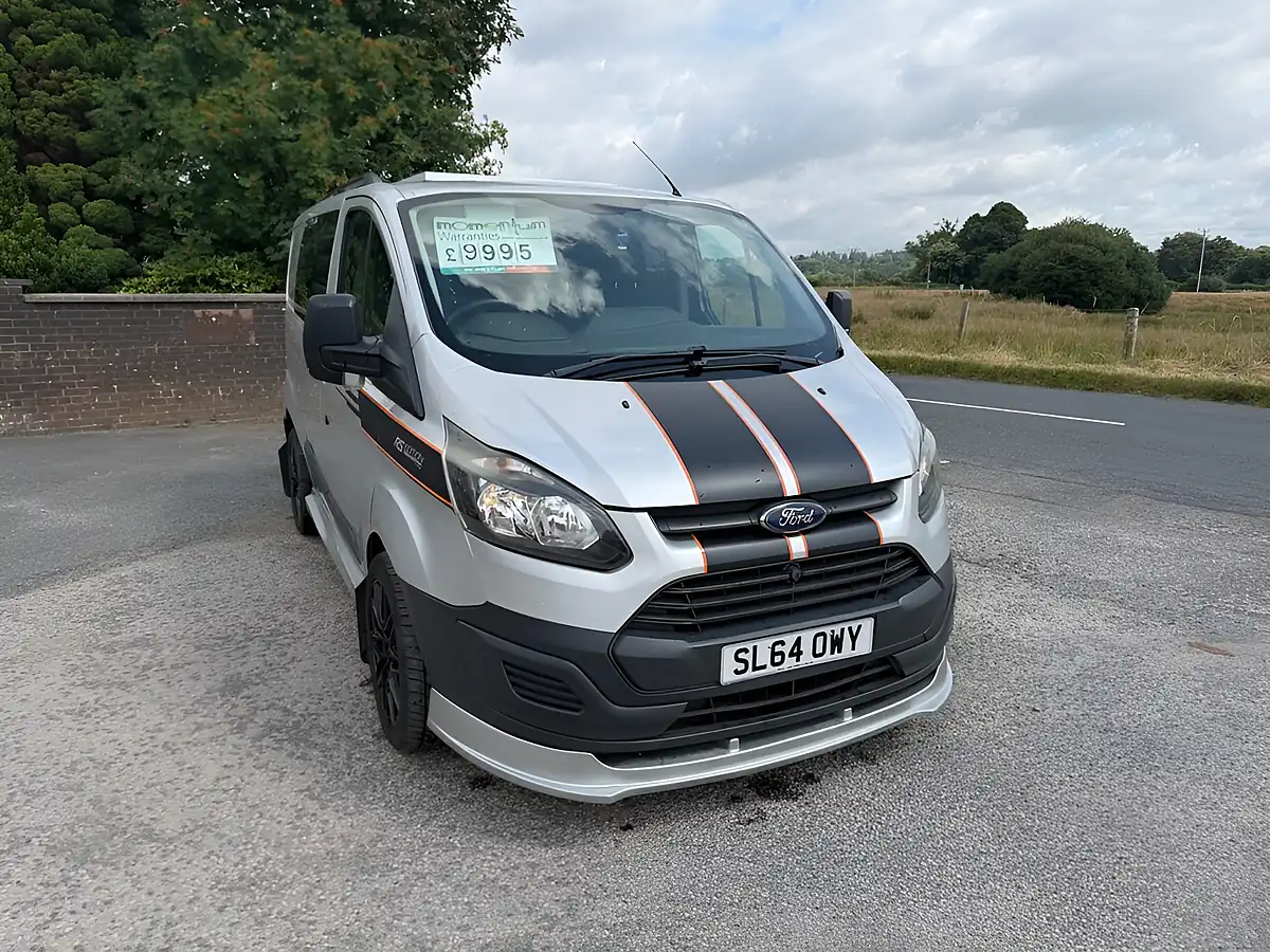 Used 2014 Ford Transit Custom 270 Econetic Silver - Front View