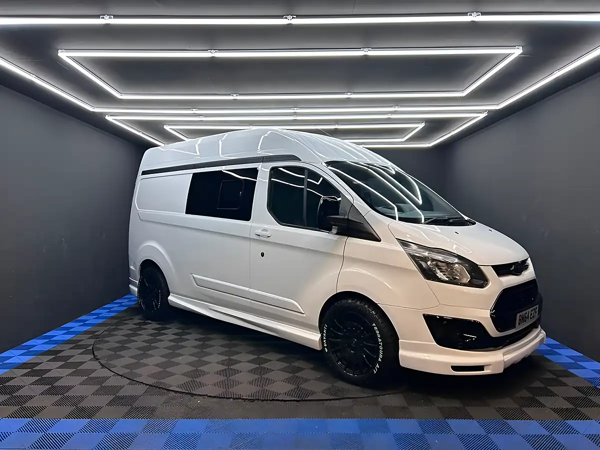 Used 2014 Ford Transit Custom Panel Van White - Front View