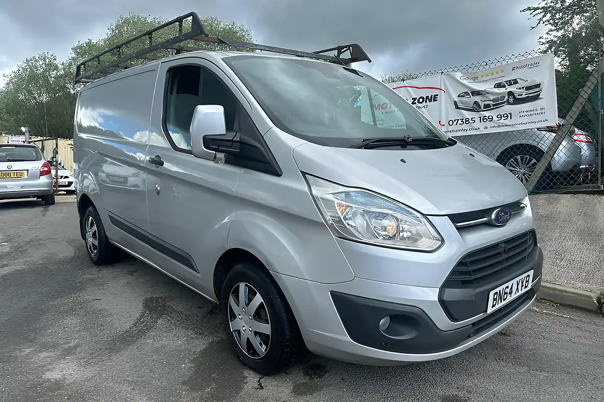 Used 2014 Ford Transit Custom Trend L1 H1 Silver - Front View
