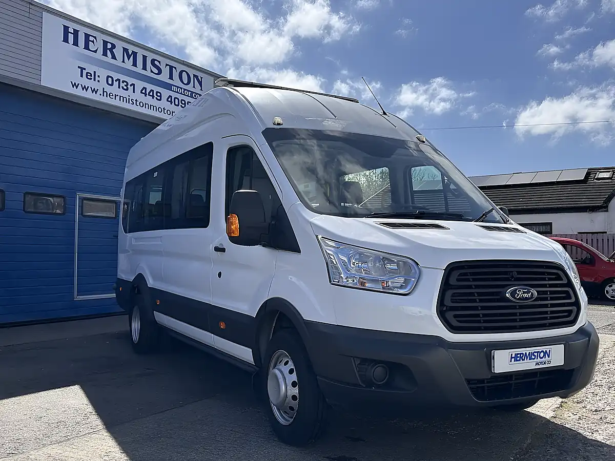 Used 2014 Ford Transit Trend White - Front View