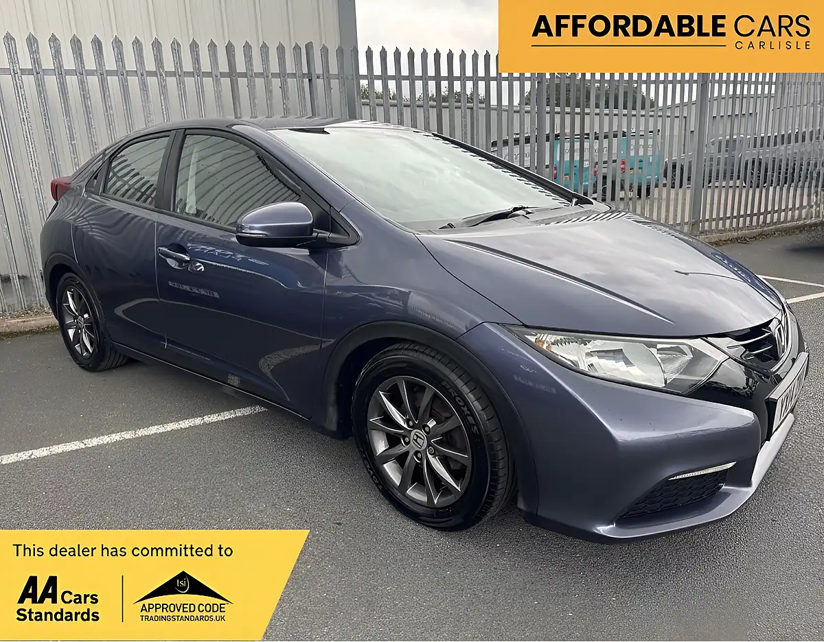 Used 2014 Honda Civic S Blue - Front View