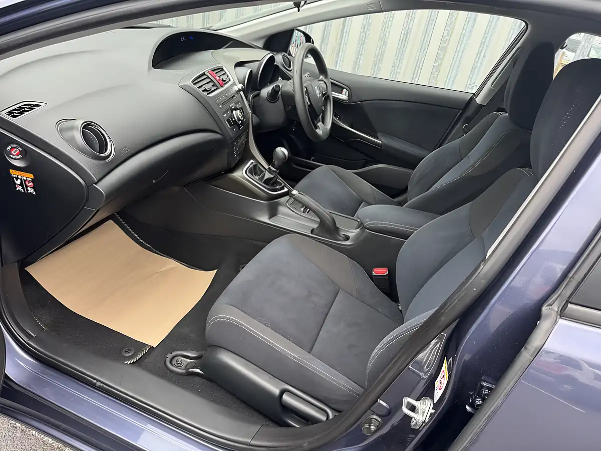 Used 2014 Honda Civic S Blue - Interior and Exterior details 10