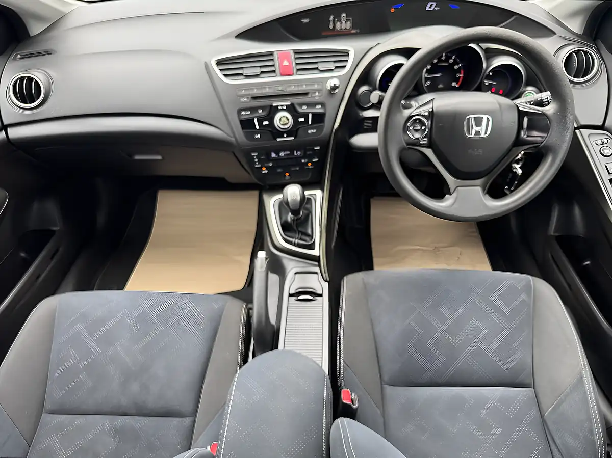Used 2014 Honda Civic S Blue - Interior and Exterior details 13