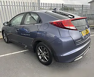 Used 2014 Honda Civic S Blue - Interior and Exterior details 4