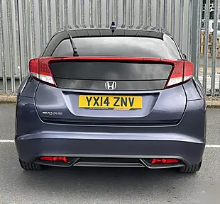 Used 2014 Honda Civic S Blue - Interior and Exterior details 6