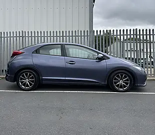 Used 2014 Honda Civic S Blue - Interior and Exterior details 7