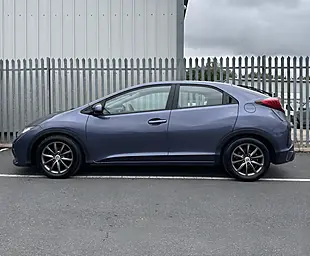 Used 2014 Honda Civic S Blue - Interior and Exterior details 8