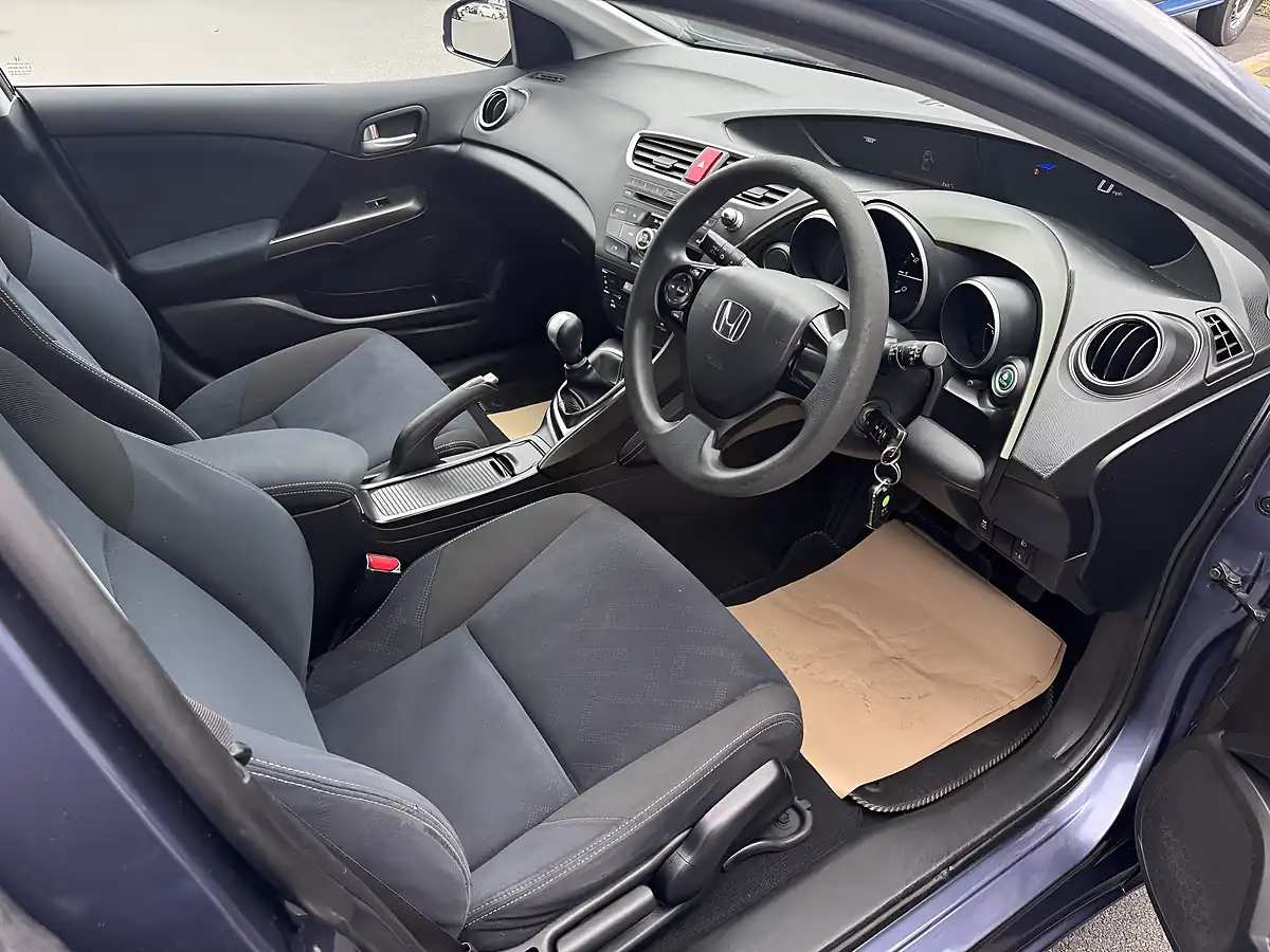 Used 2014 Honda Civic S Blue - Interior and Exterior details 9