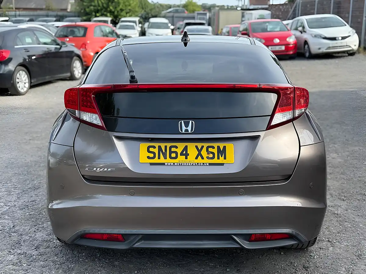 Used 2014 Honda Civic Se Plus Brown - Interior and Exterior details 6