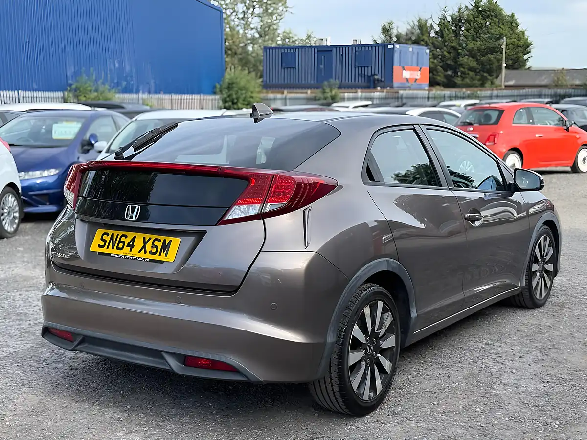 Used 2014 Honda Civic Se Plus Brown - Interior and Exterior details 8